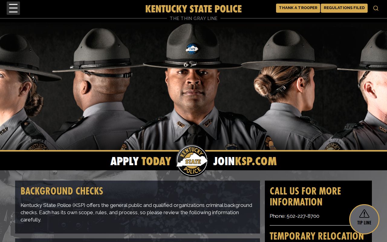 Franklin County criminal history and Kentucky custody source choices